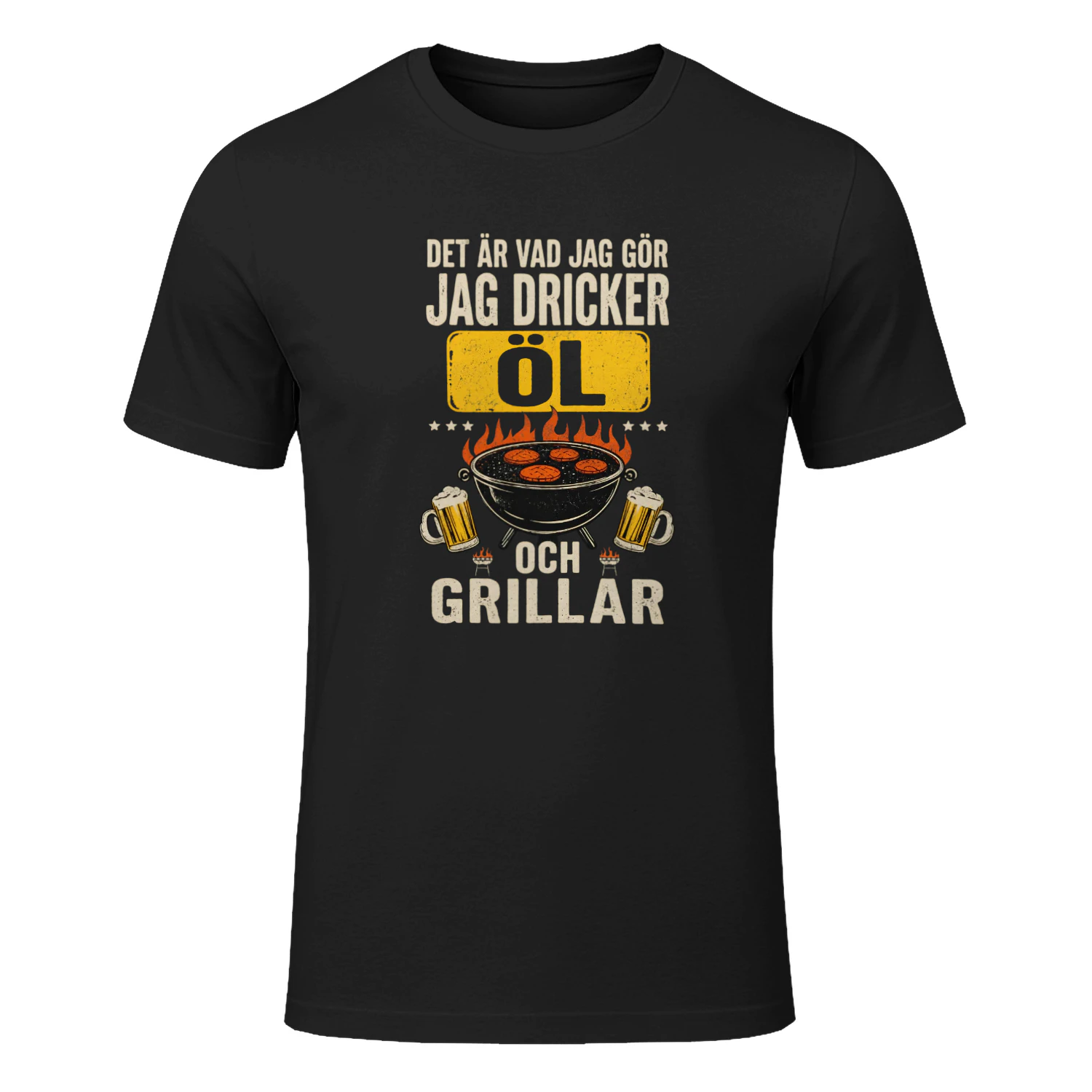 Unisex T-shirt BBQ-ÖL