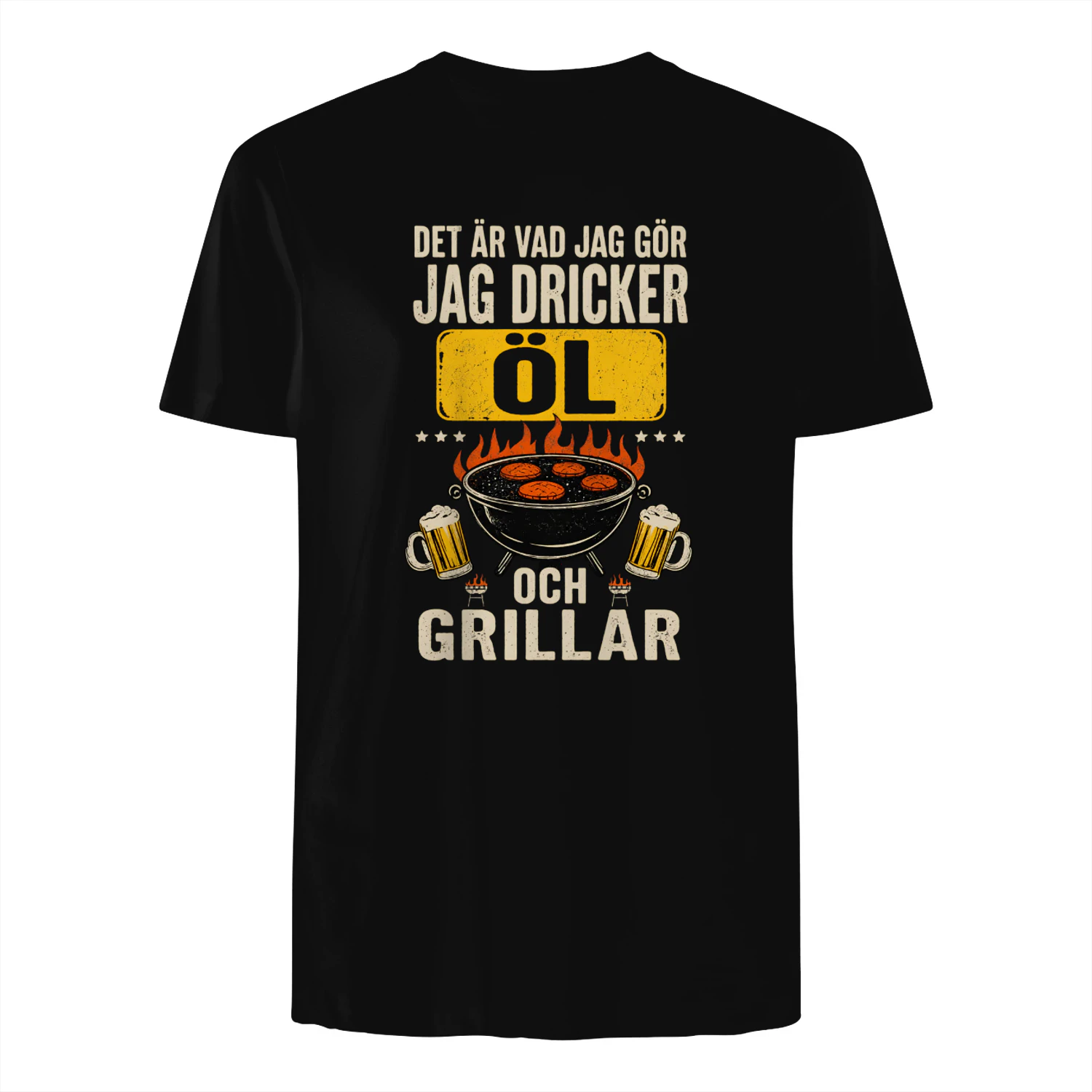Unisex T-shirt BBQ-ÖL