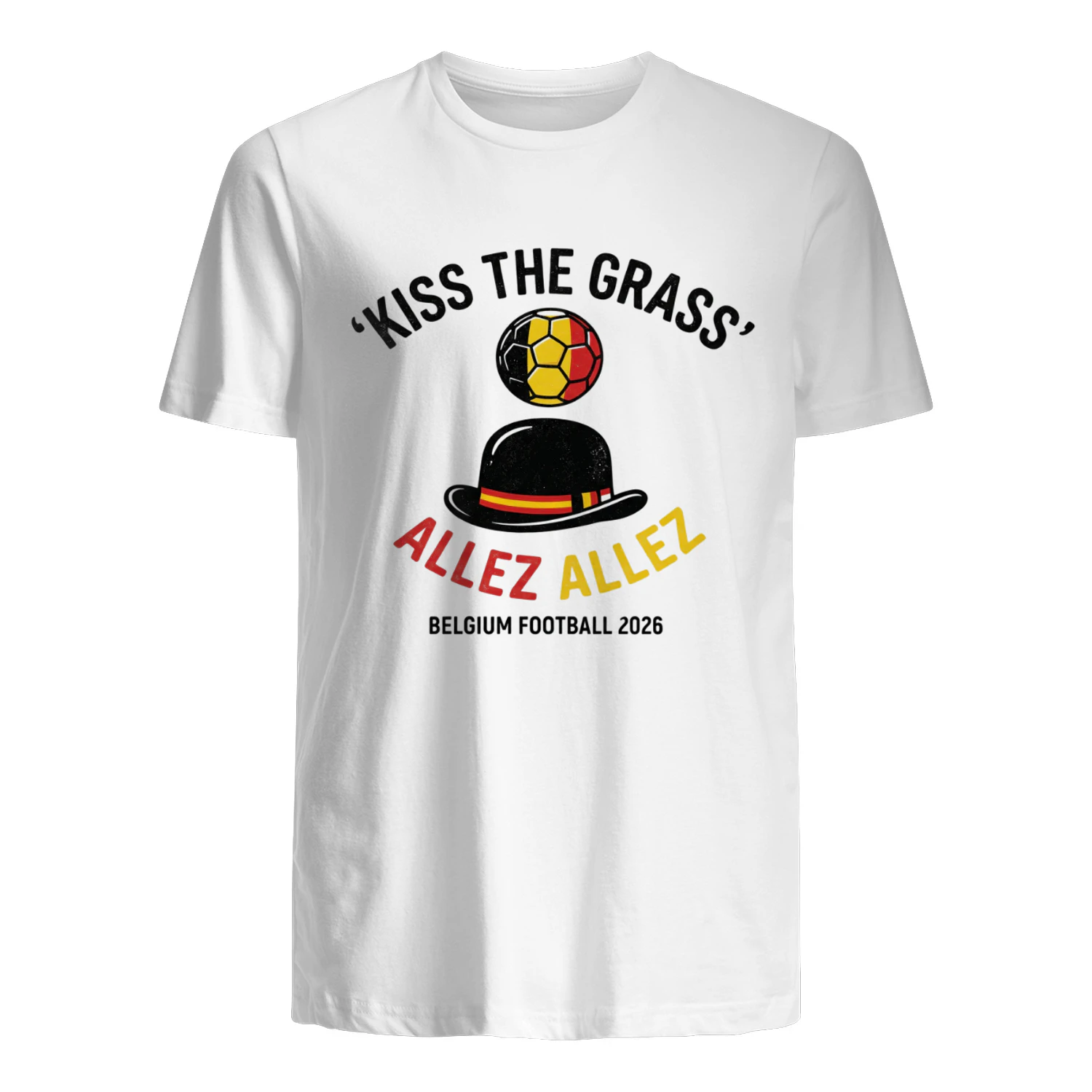 "KISS THE GRASS" - Belgium 2026: The Surrealist Dream Tee