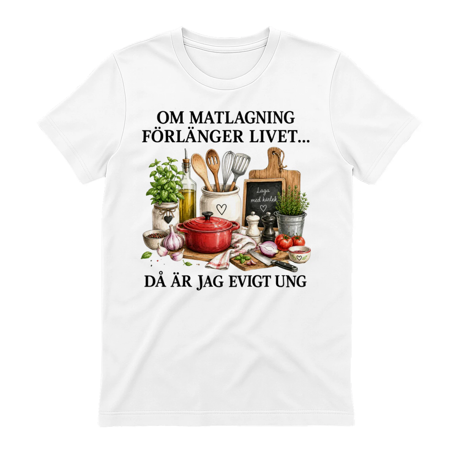 OM MATLAGNING FÖRLÄNGER LIVET... DÅ ÄR JAG EVIGT UNG