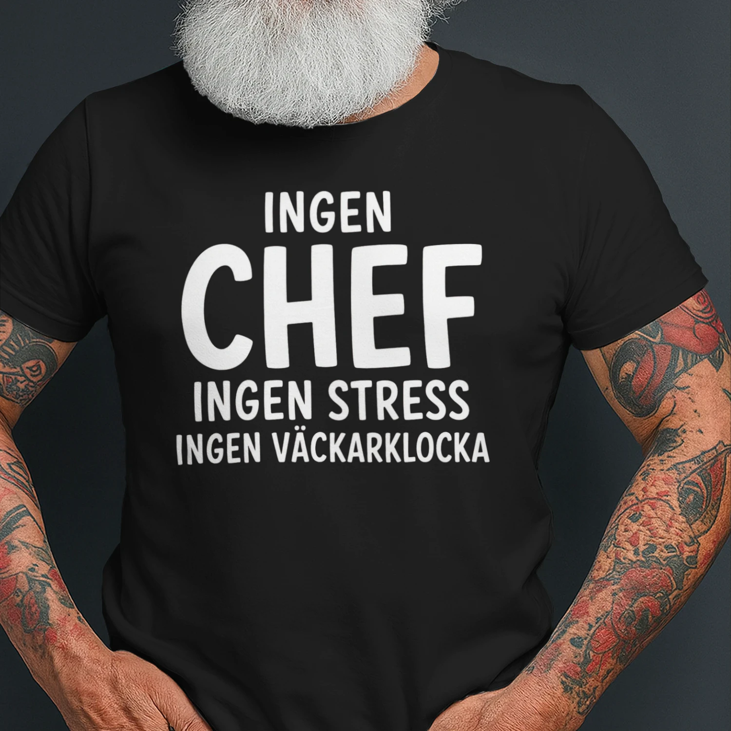 INGEN CHEF INGEN STRESS INGEN VÄCKARKLOCKA
