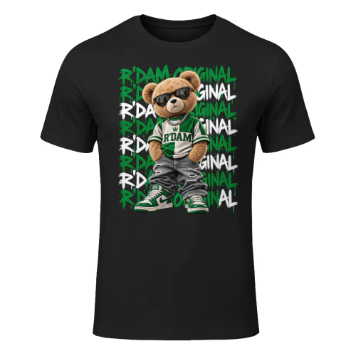 R’DAM Original Teddy Bear T-Shirt – Rotterdam Streetwear