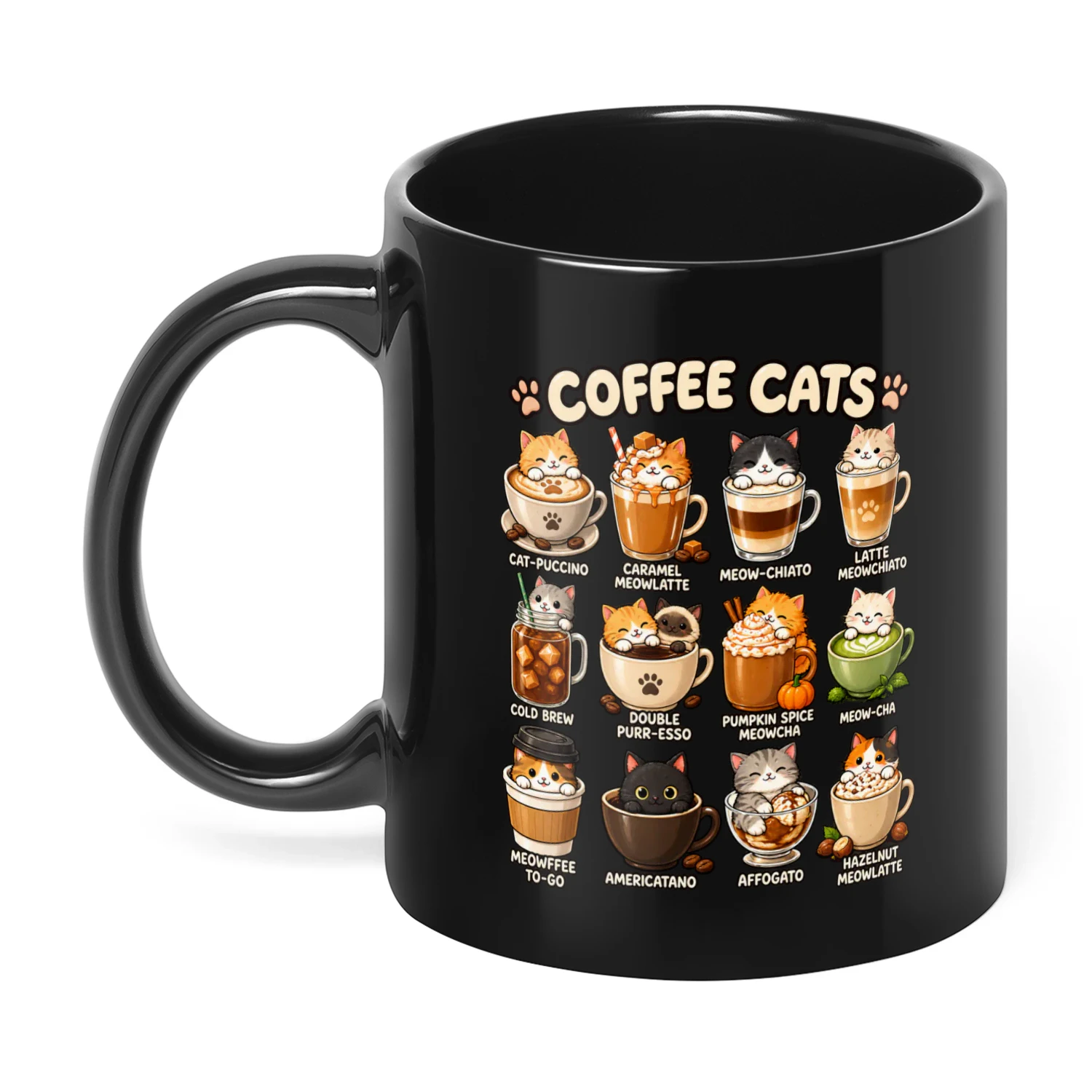 Coffee Cats – Funny Cat & Coffee Mug | Cute Gift for Coffee and Cat Lovers