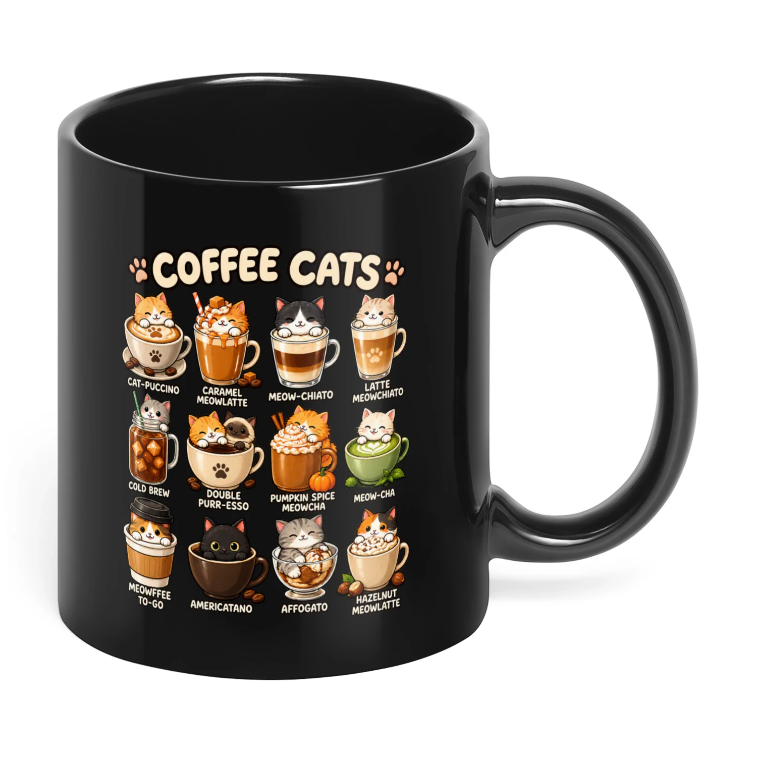 Coffee Cats – Funny Cat & Coffee Mug | Cute Gift for Coffee and Cat Lovers