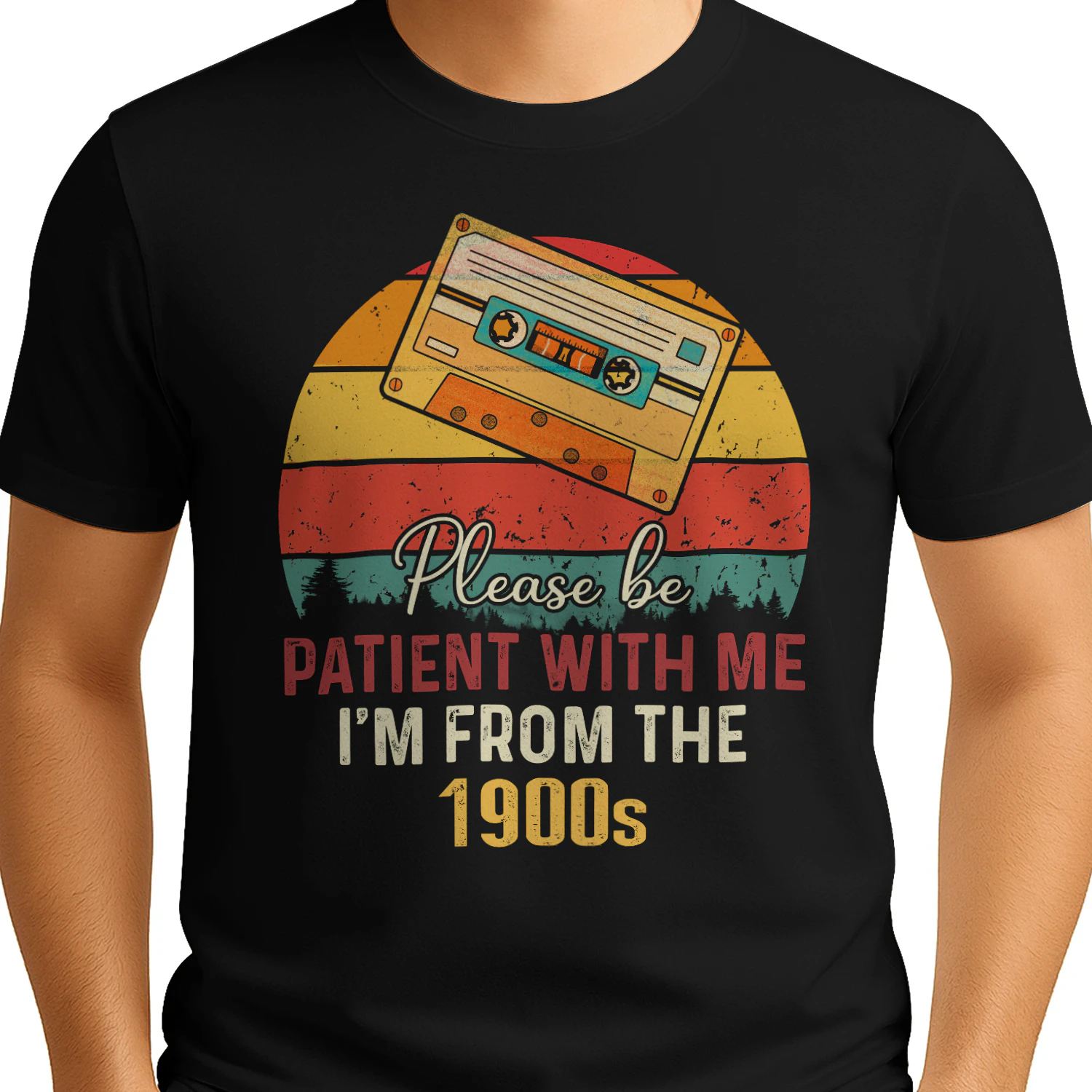 Please Be Patient With Me – I’m From The 1900s Retro T-Shirt