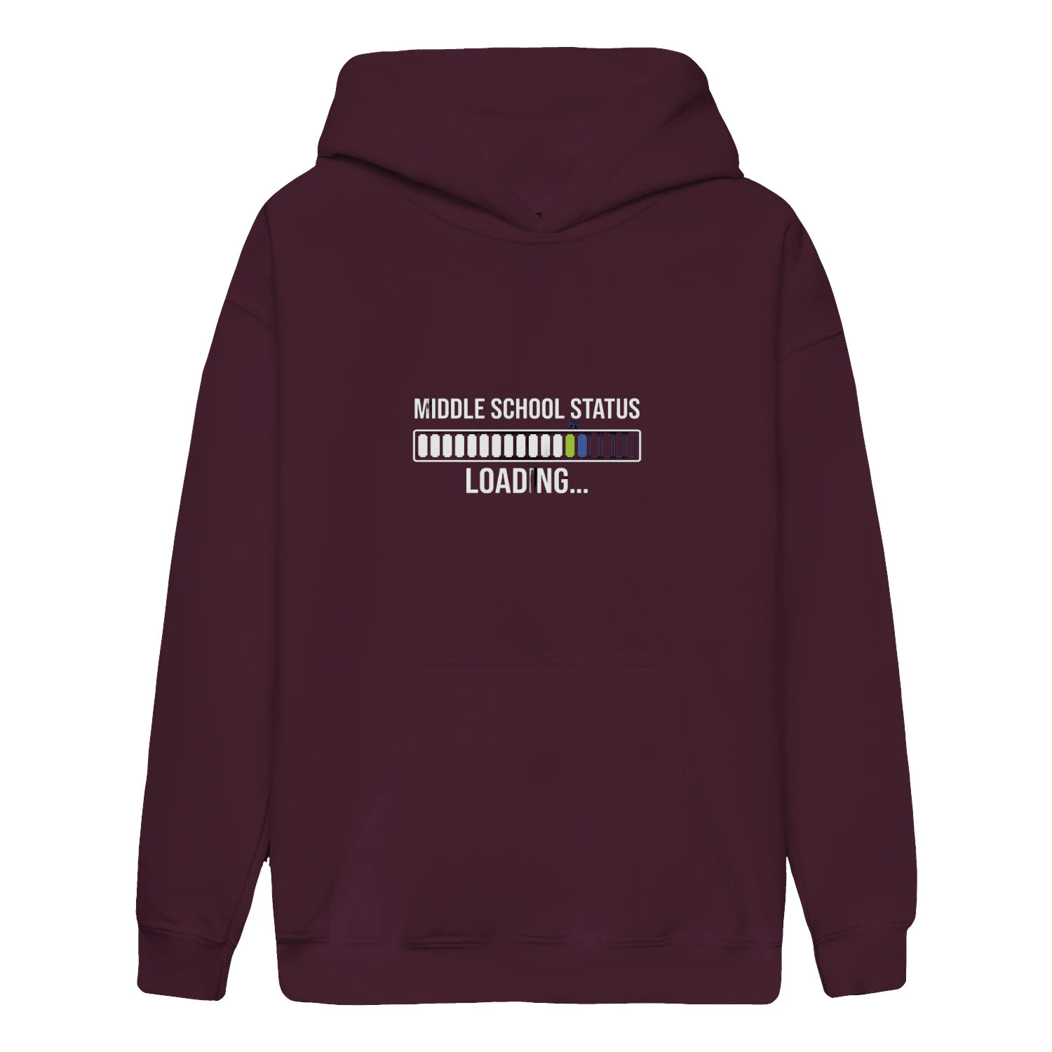 Middle School Status Loading Youth Fleece Hoodie