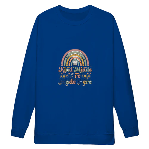 Kind Minds Are Made Here - Retro Teacher Shirt