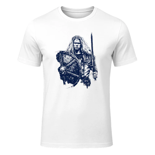 HÅRLAND Viking Supporter T-skjorte – Stolt Norge | Krigerånd & Vikingkraft | Unisex