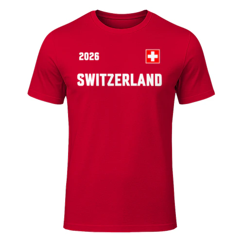 Switzerland Football 2026 Fan Personalized Switzerland