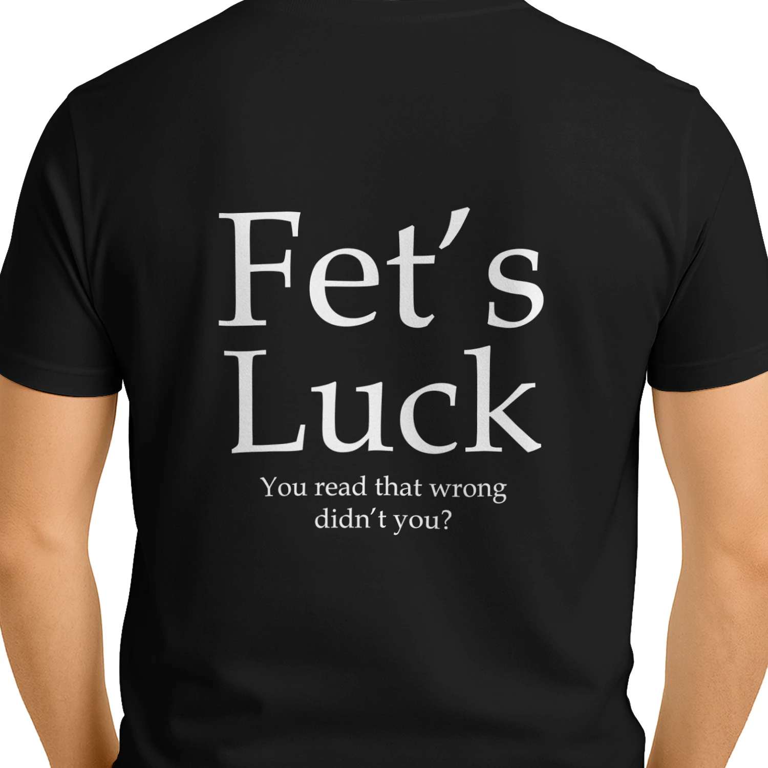 Fets Luck you read that wrong