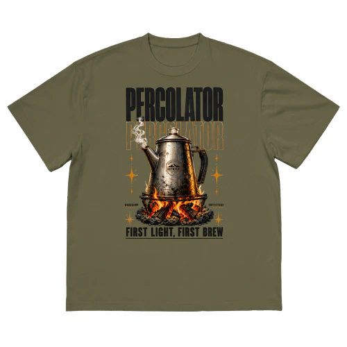 Percolator First Light First Brew Graphic Tee
