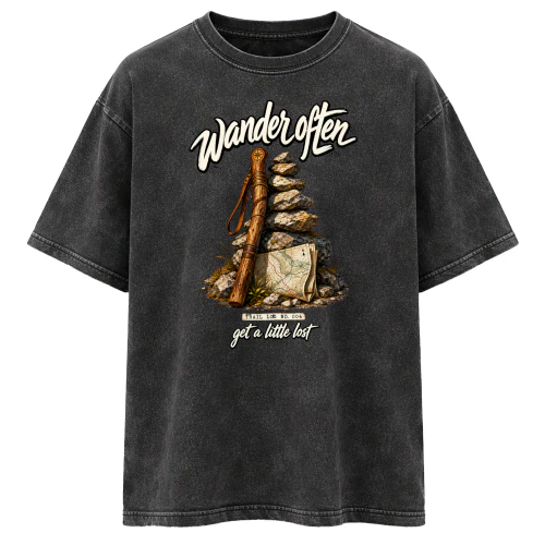 Wander Often Get A Little Lost Graphic Tee 