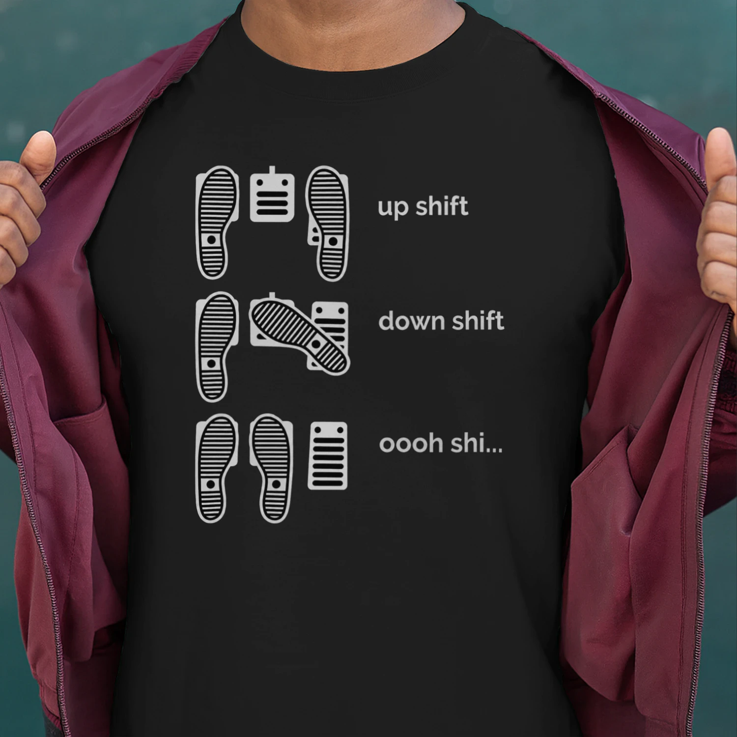 Up shift T-shirt