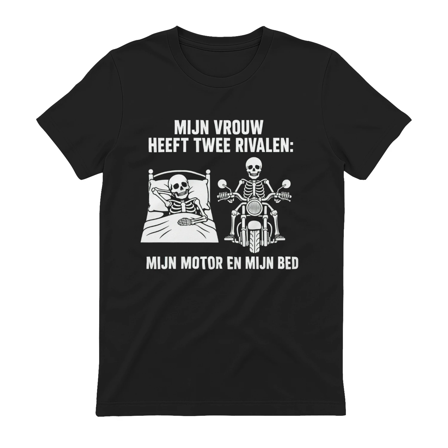 MIJN VROUW HEEFT TWEE RIVALEN: MIJN MOTOR EN MIJN BED