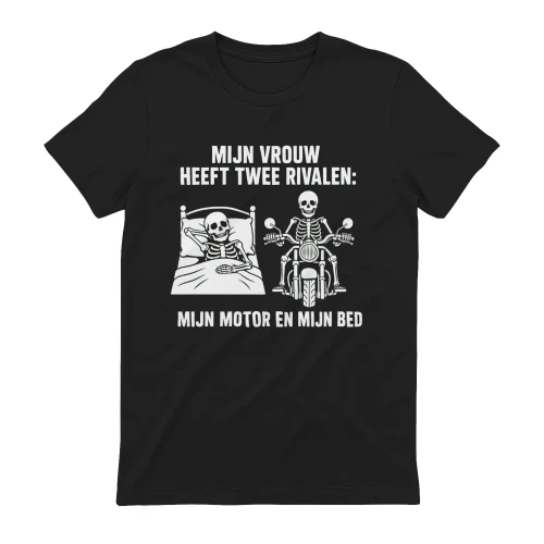 MIJN VROUW HEEFT TWEE RIVALEN: MIJN MOTOR EN MIJN BED