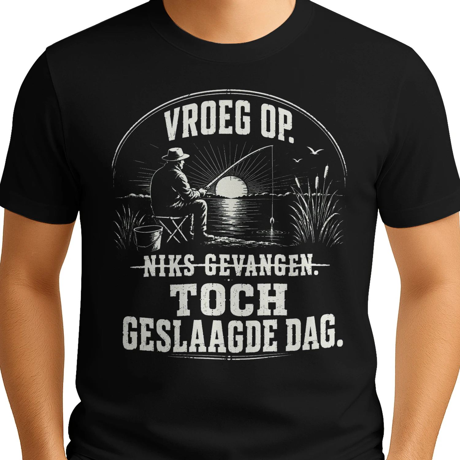 Vroeg op Niks gevangen Toch geslaagde dag