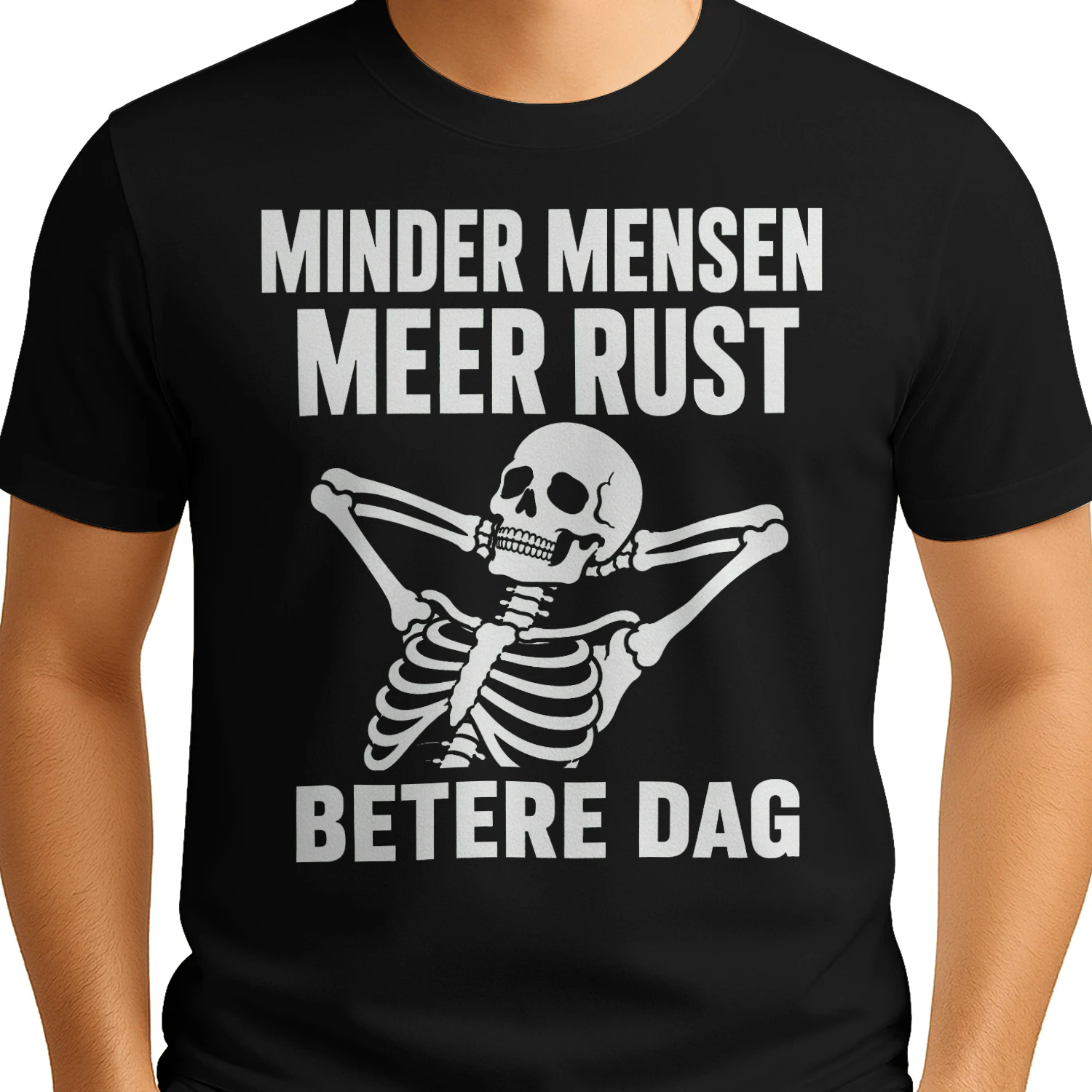 MINDER MENSEN MEER RUST BETERE DAG