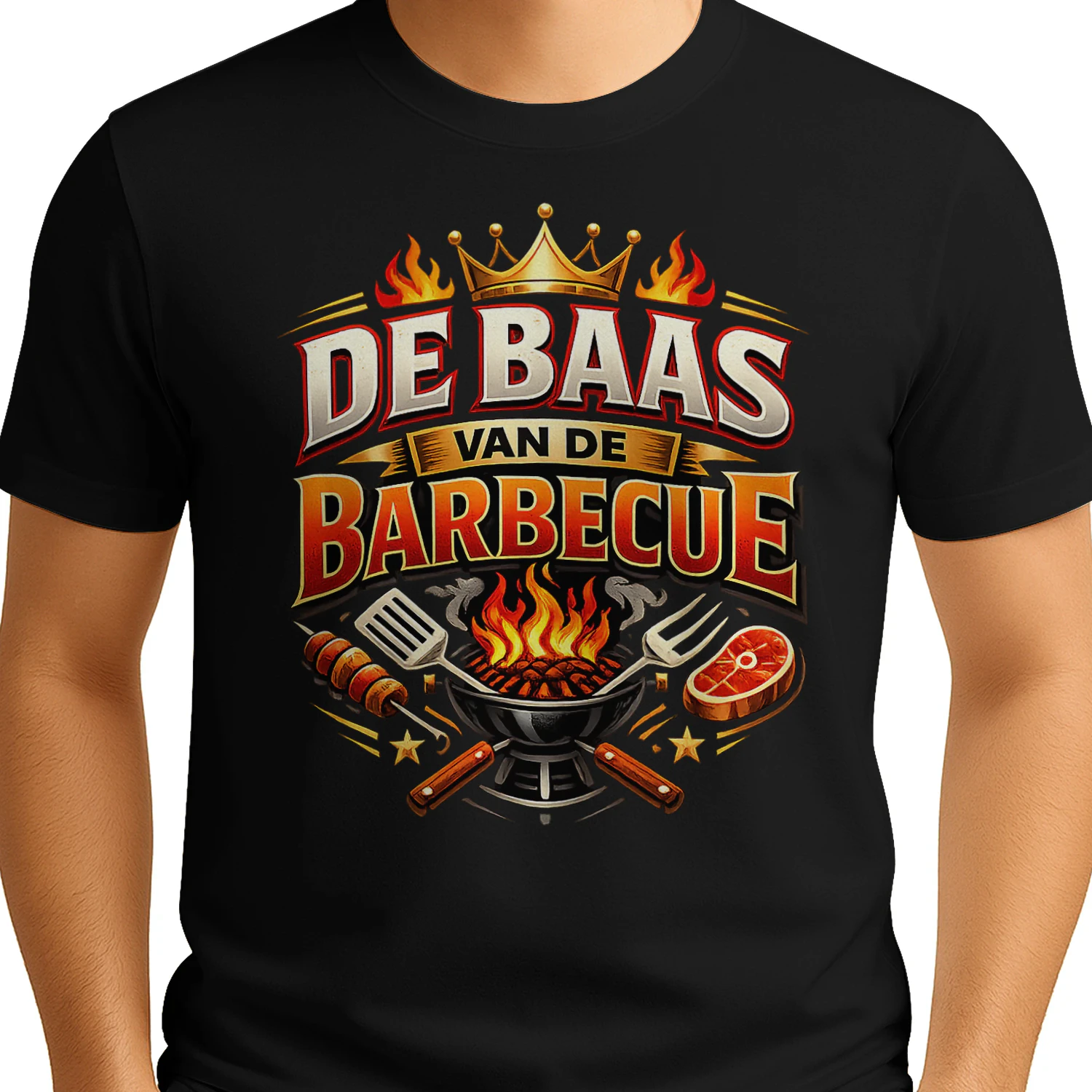 De baas van de barbecue