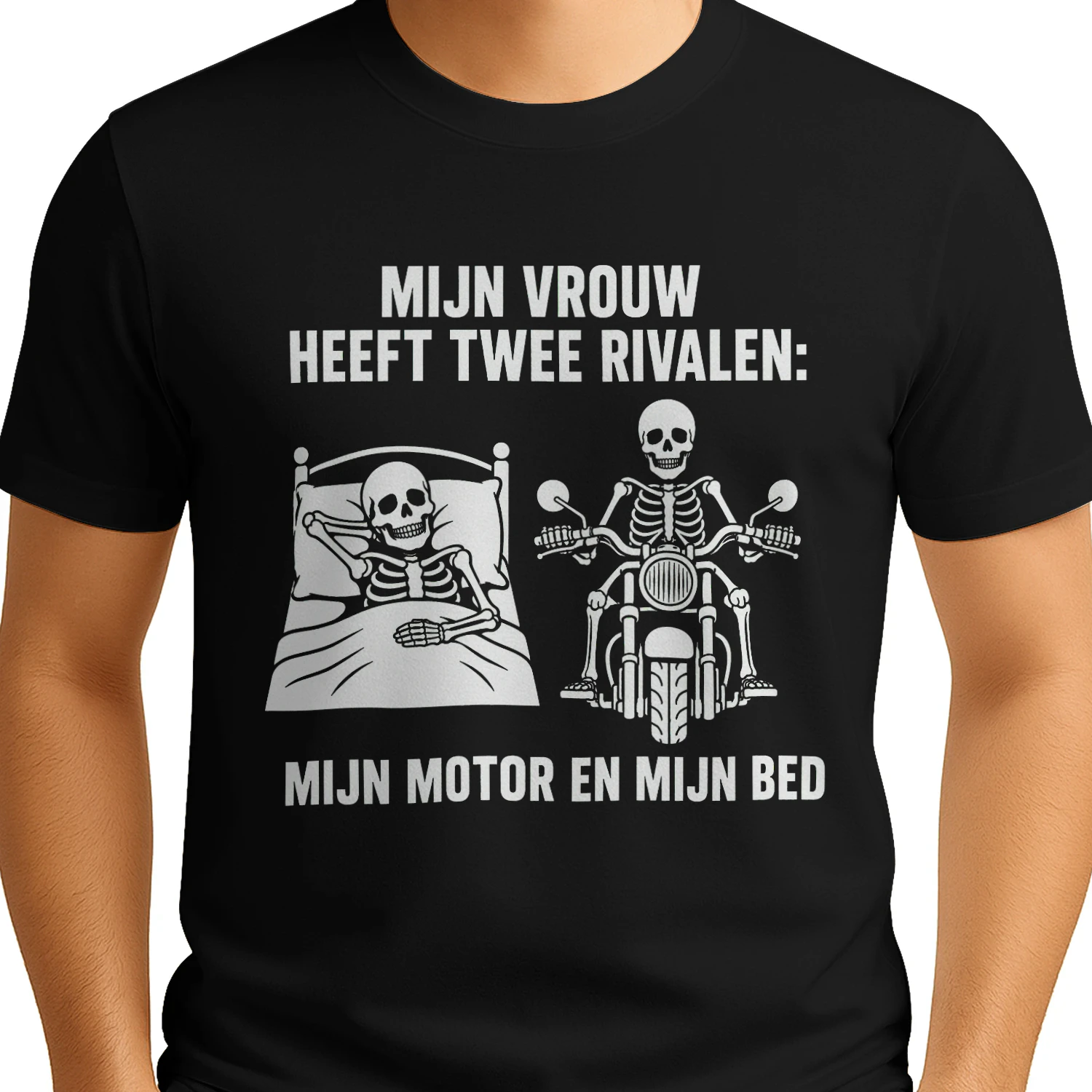 MIJN VROUW HEEFT TWEE RIVALEN: MIJN MOTOR EN MIJN BED