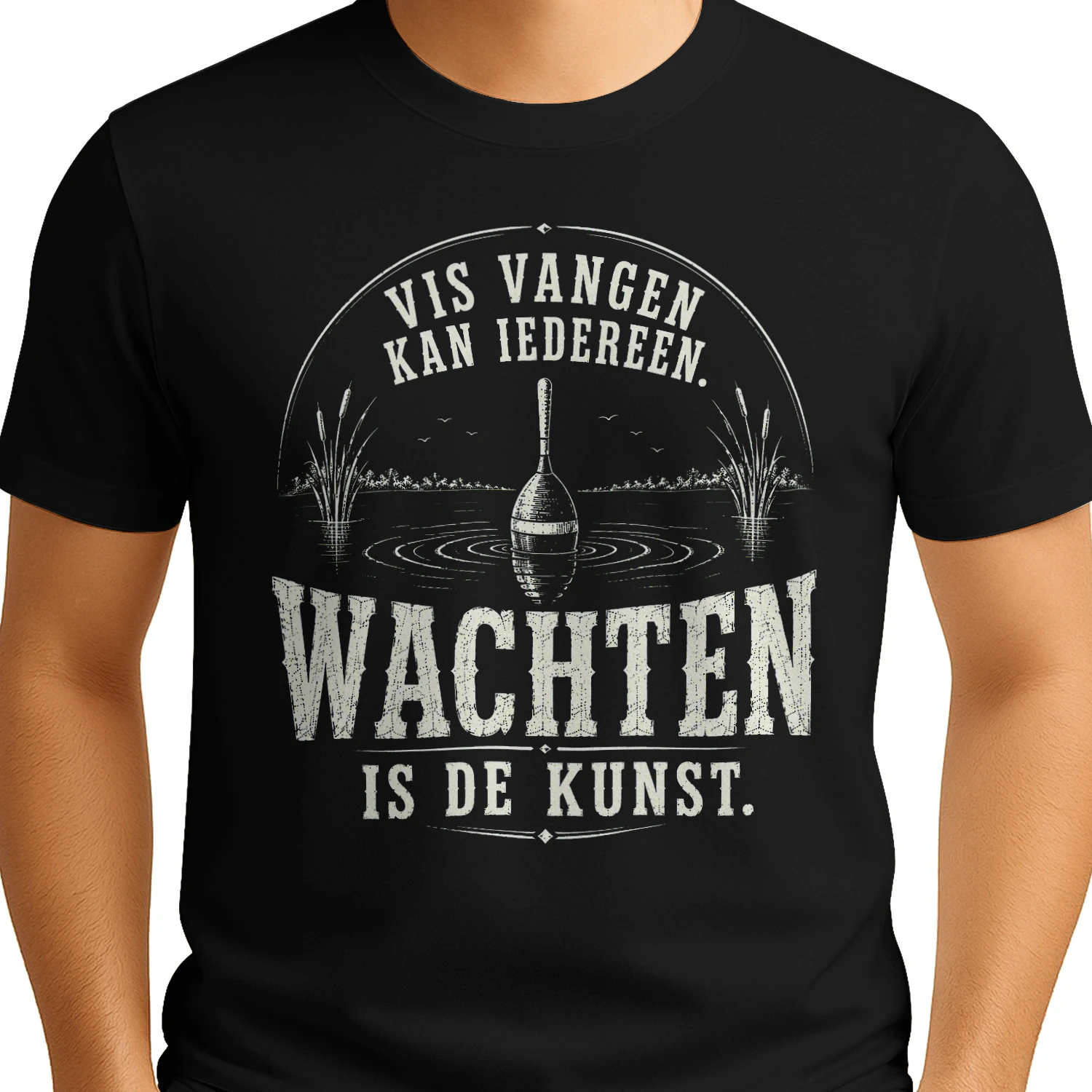Vis vangen kan iedereen Wachten is de kunst