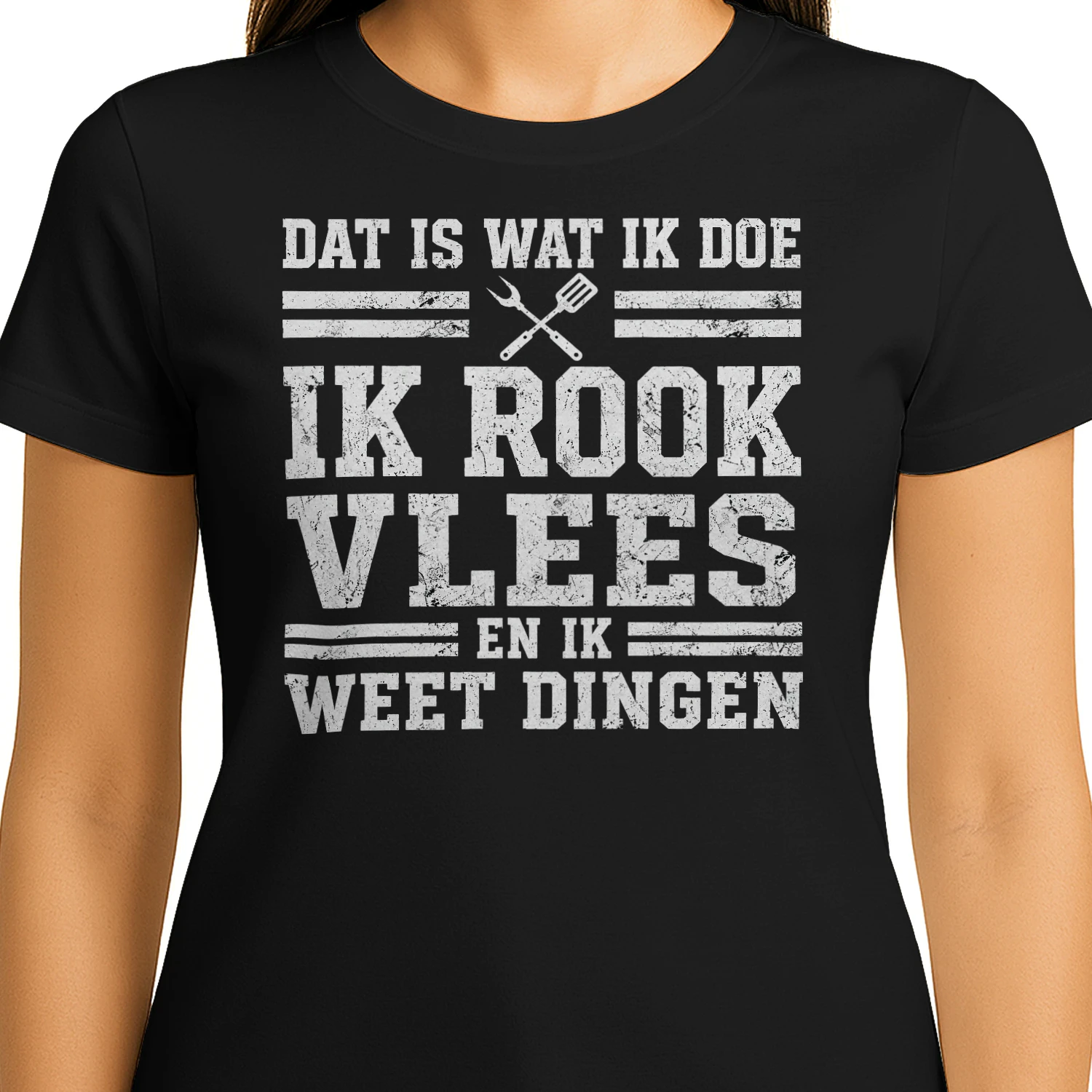 BBQ Ik Rook Vlees En Ik Weet Dingen