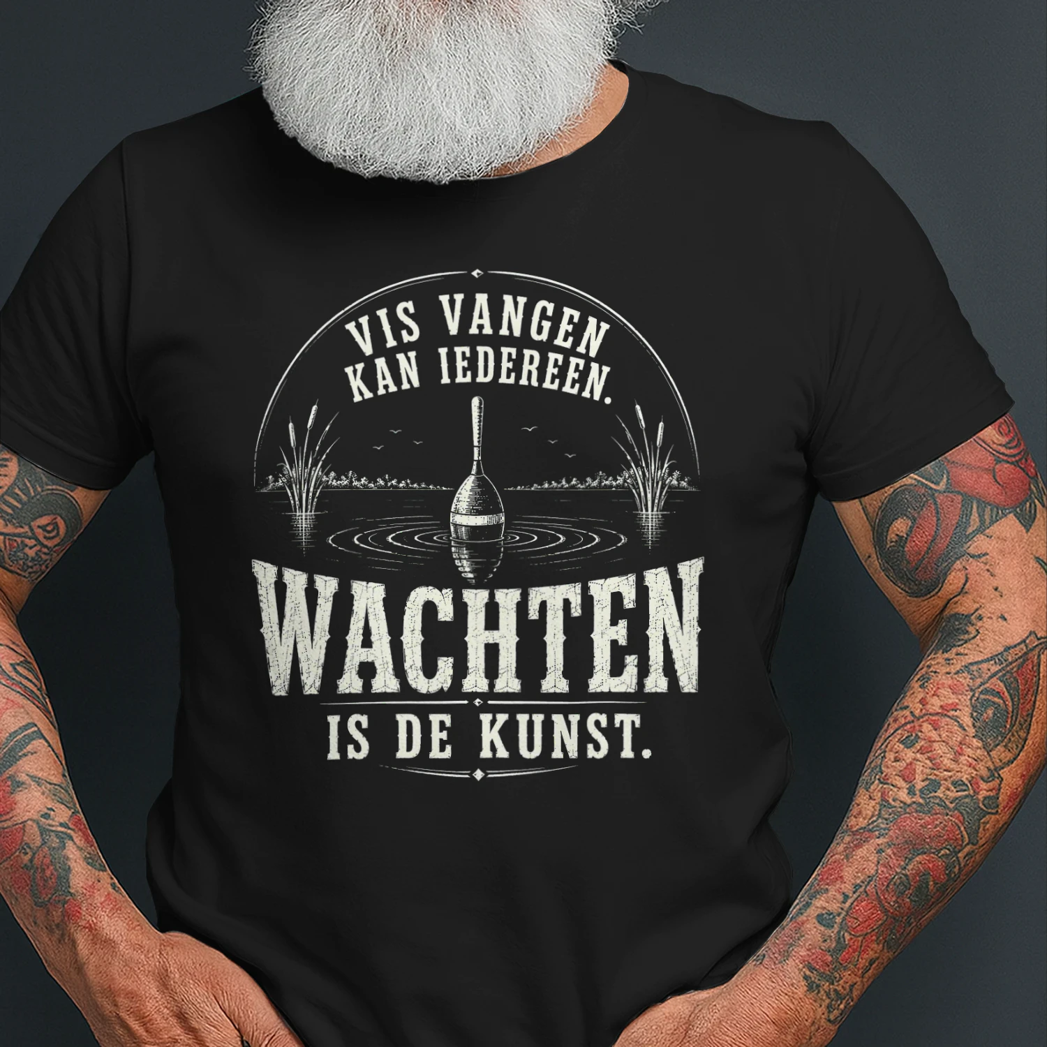 Vis vangen kan iedereen Wachten is de kunst