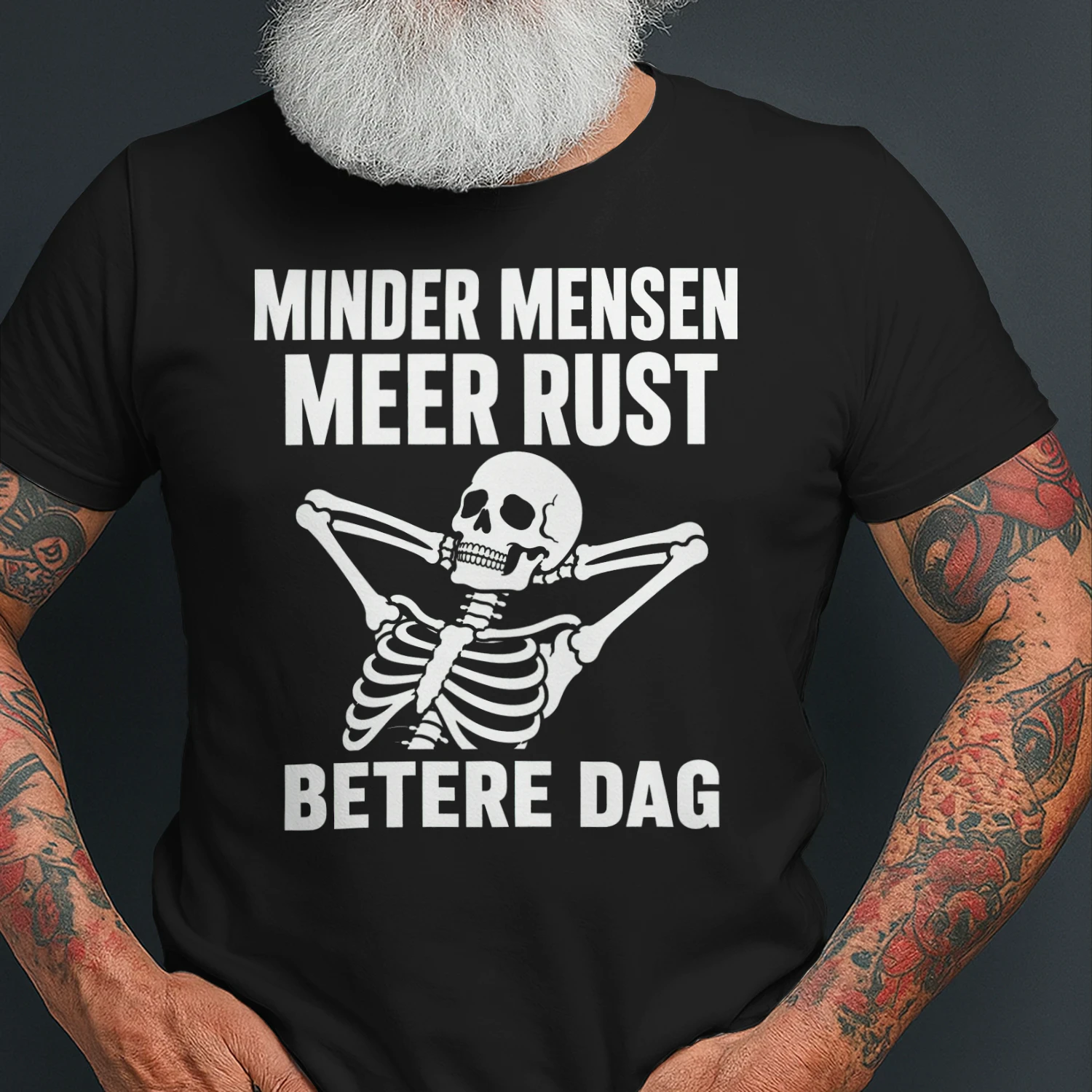 MINDER MENSEN MEER RUST BETERE DAG