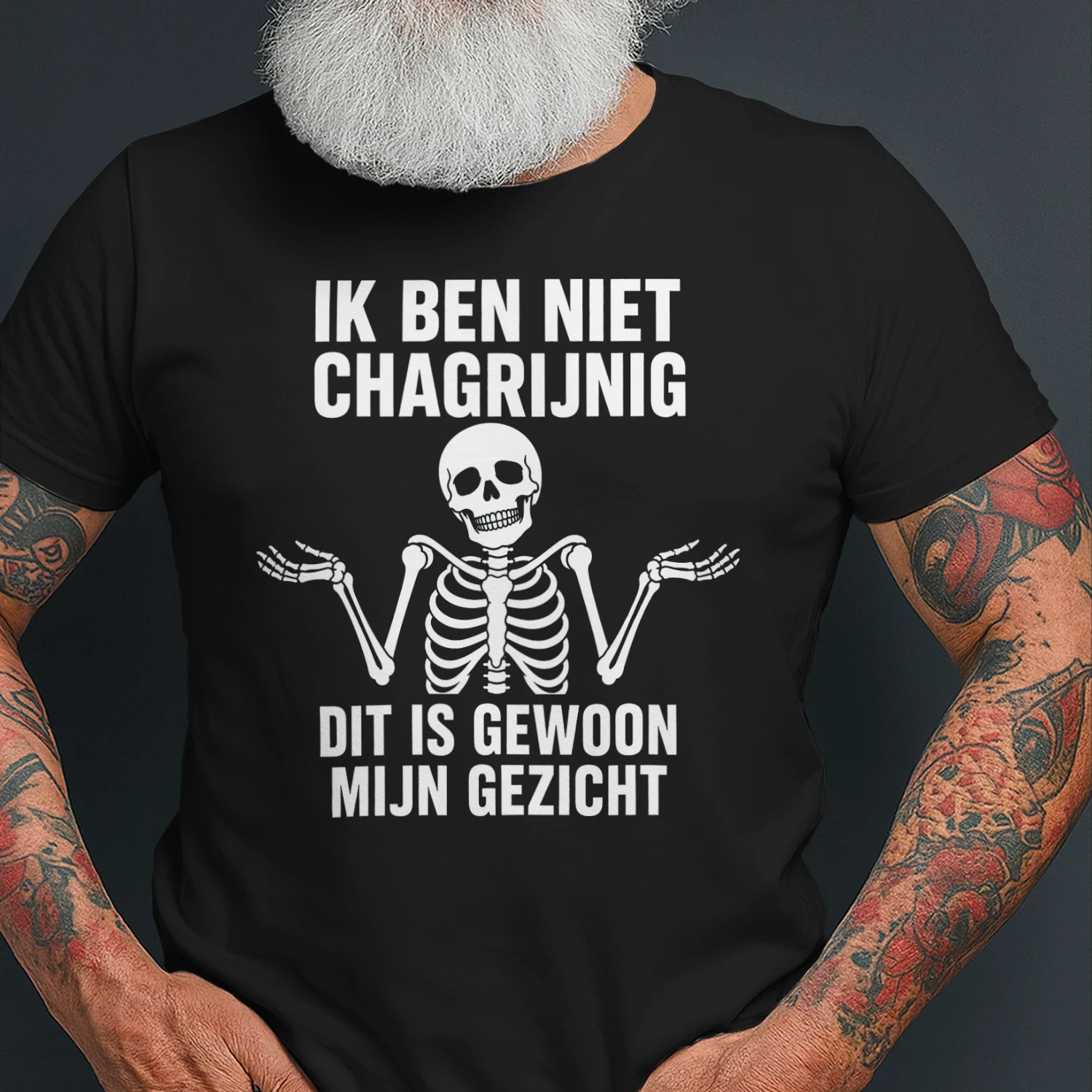 IK BEN NIET CHAGRIJNIG DIT IS GEWOON MIJN GEZICHT
