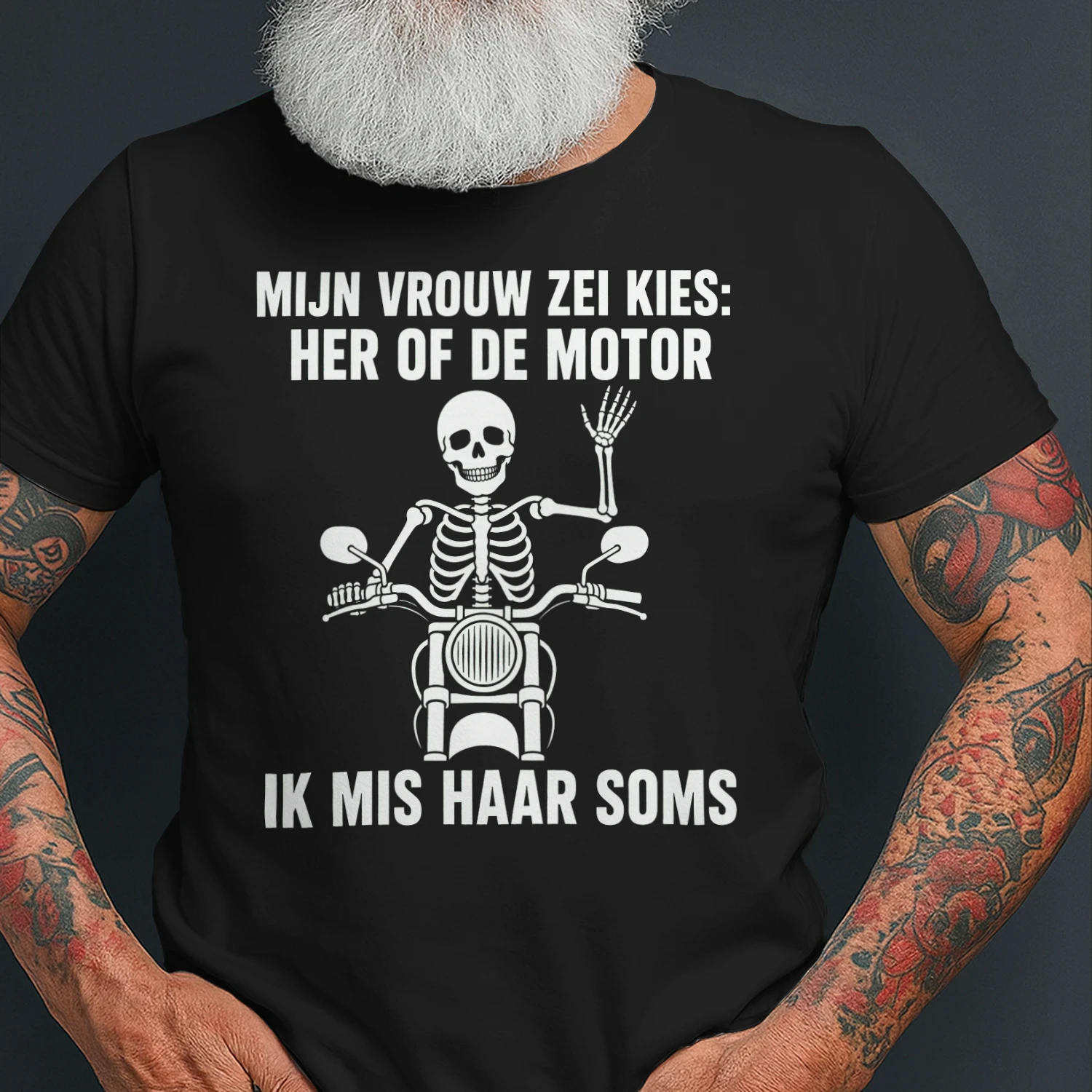 Mijn vrouw zei kies motor