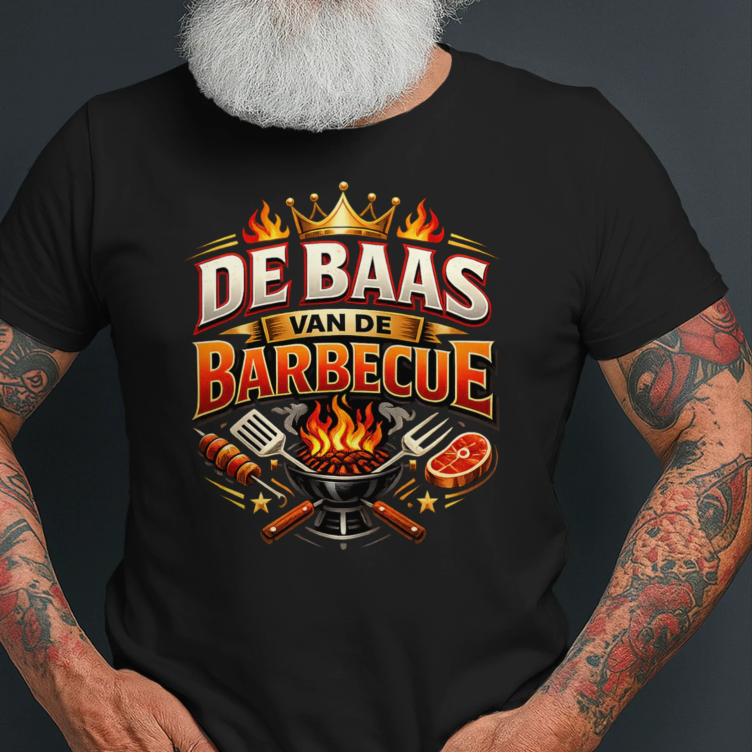 De baas van de barbecue