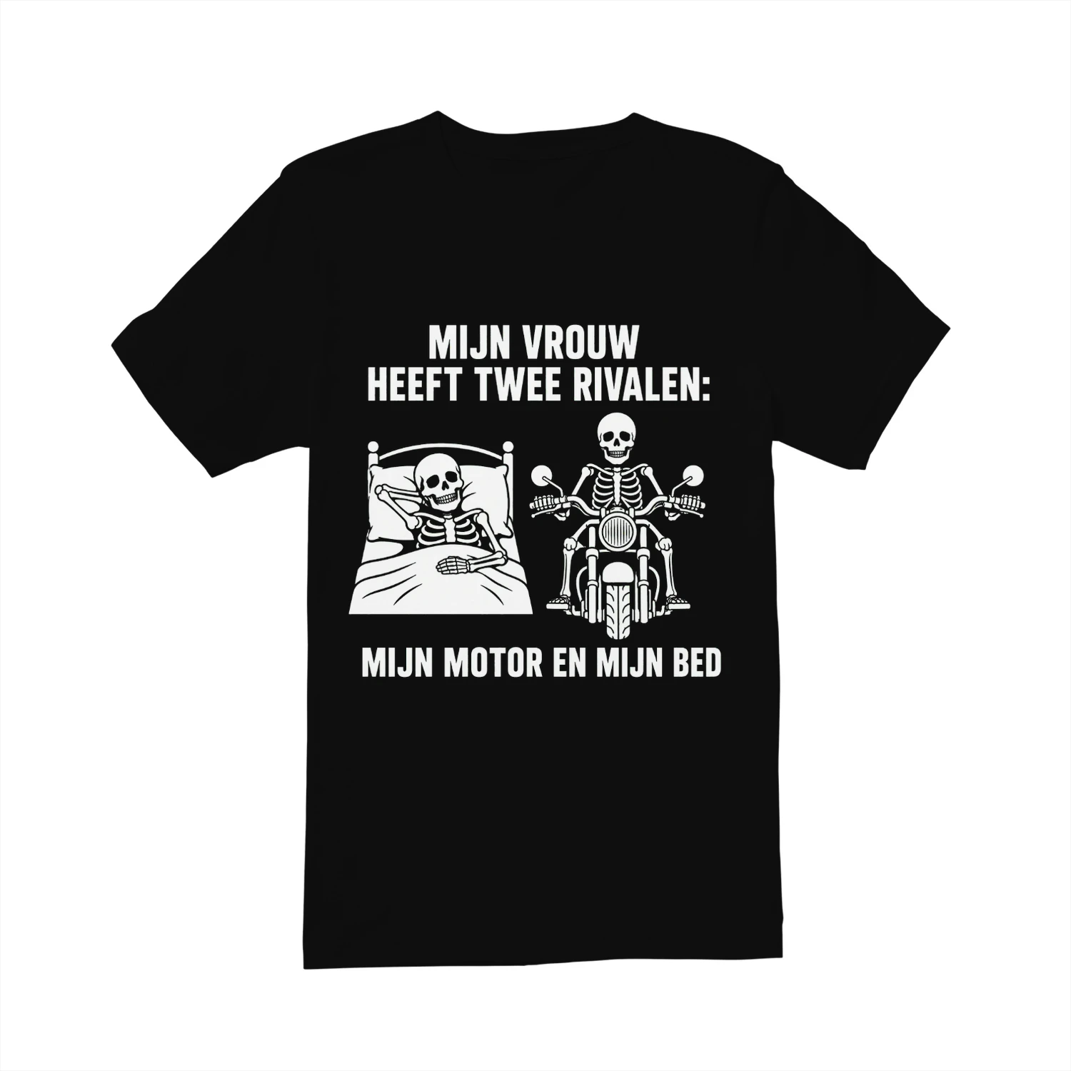 MIJN VROUW HEEFT TWEE RIVALEN: MIJN MOTOR EN MIJN BED
