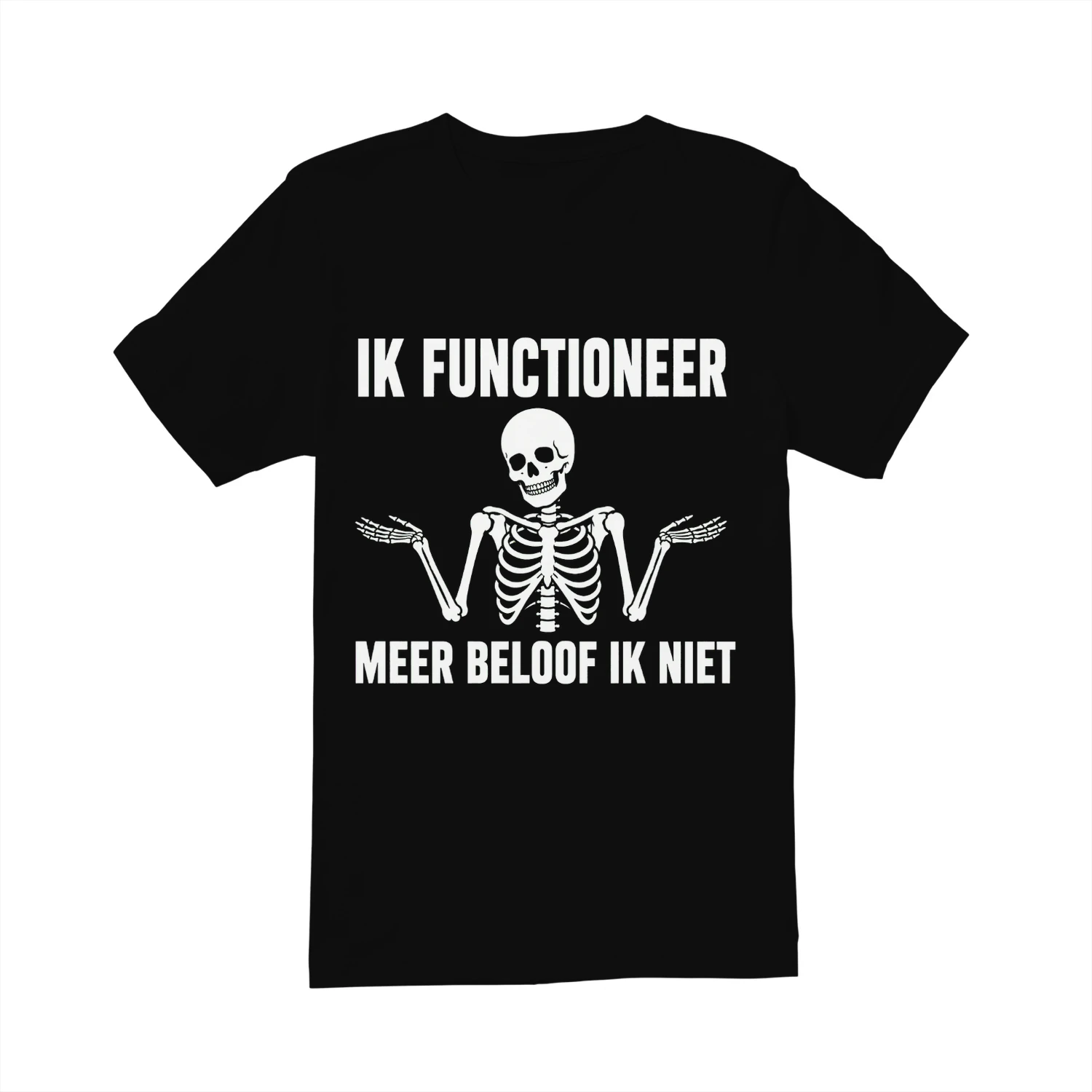 IK FUNCTIONEER MEER BELOOF IK NIET