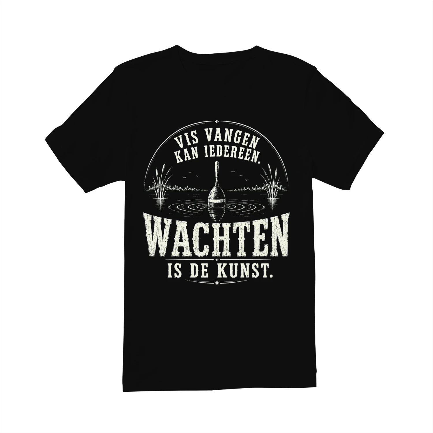 Vis vangen kan iedereen Wachten is de kunst