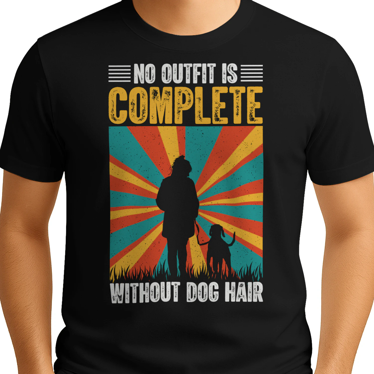 No outfit is complete, without dog hair