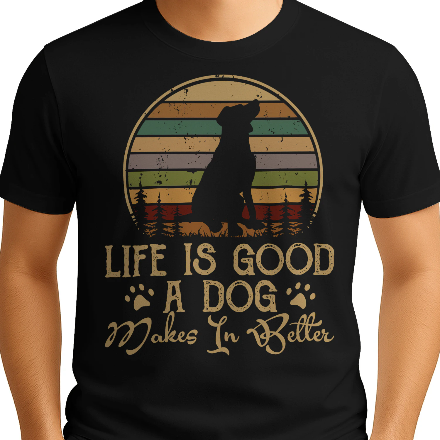 Life is good. A dog makes it better