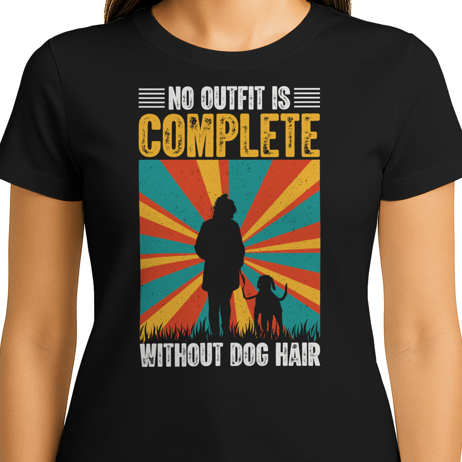 No outfit is complete, without dog hair