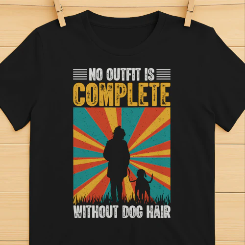 No outfit is complete, without dog hair