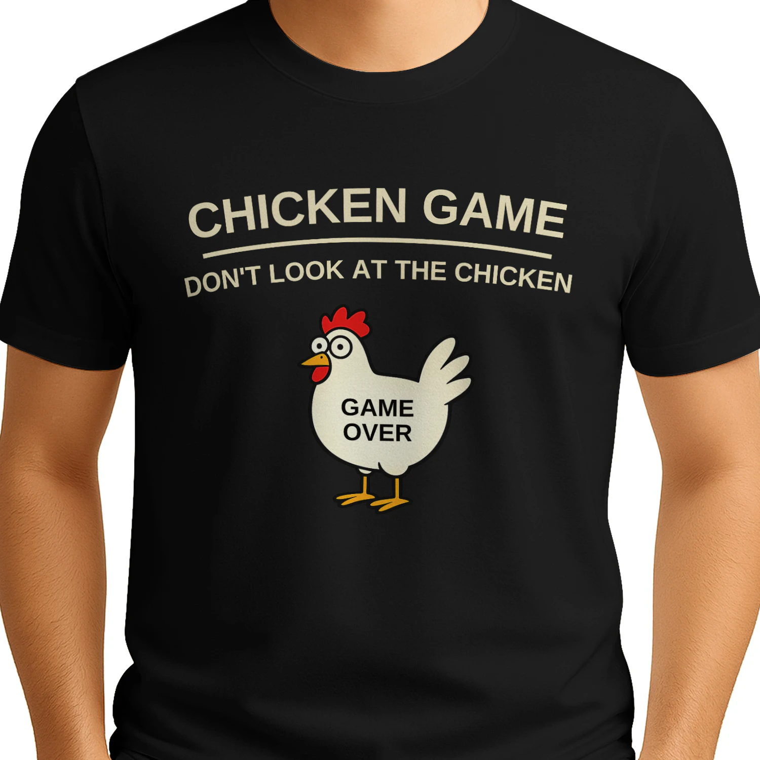 Funny Chicken Game Over T-Shirt 