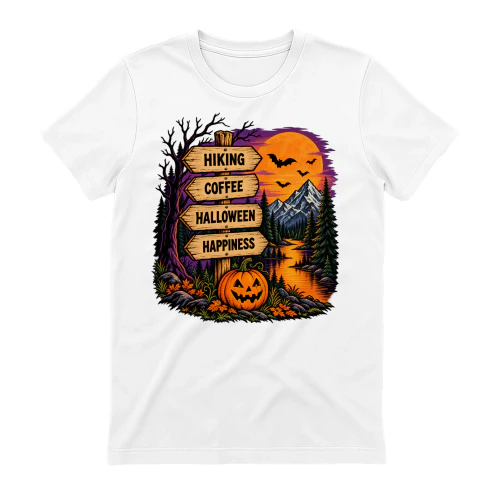 HIKING COFFEE HALLOWEEN HAPPINESS