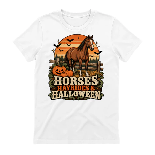HORSES HAYRIDES HALLOWEEN
