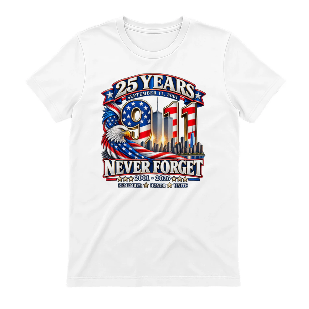 Remember Honor Unite 25th Anniversary 9 11 T-Shirt