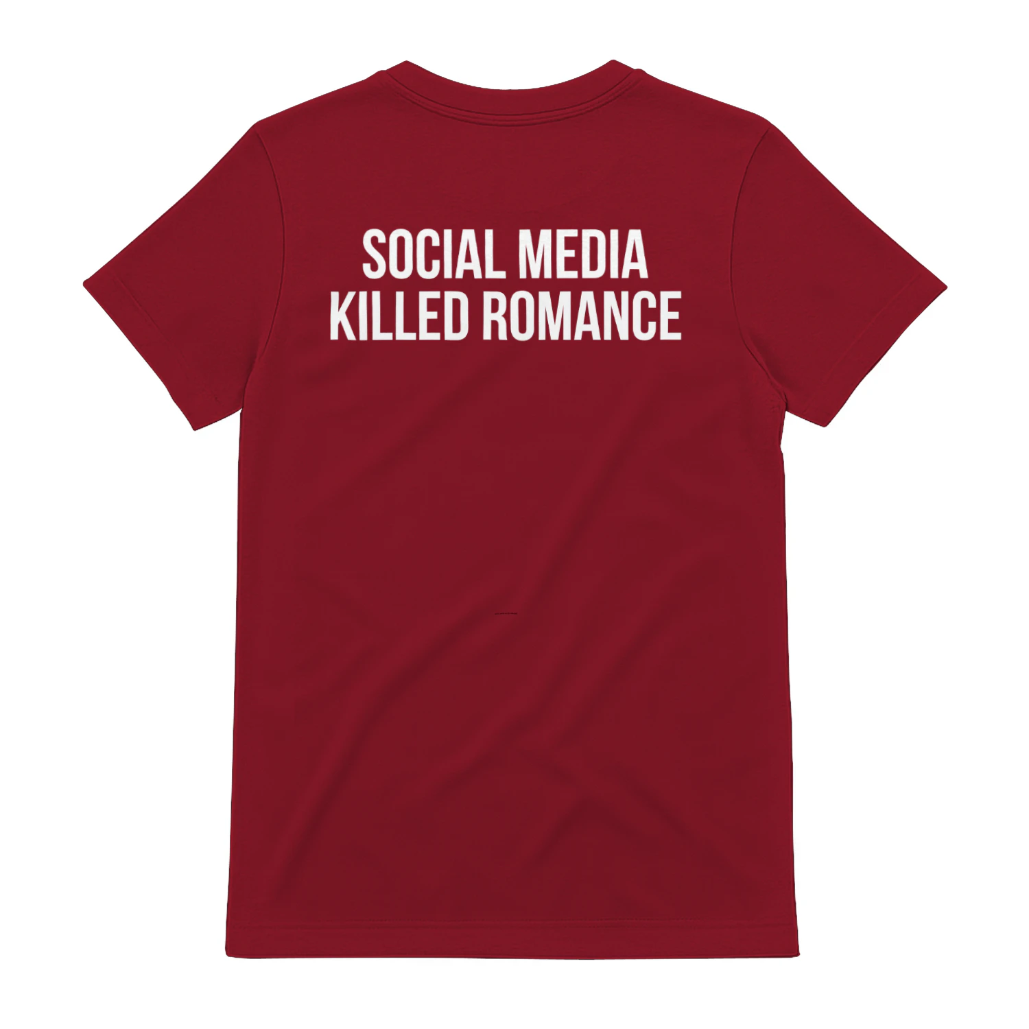SOCIAL MEDIA KILLED ROMANCE Funny Unisex Shirt.