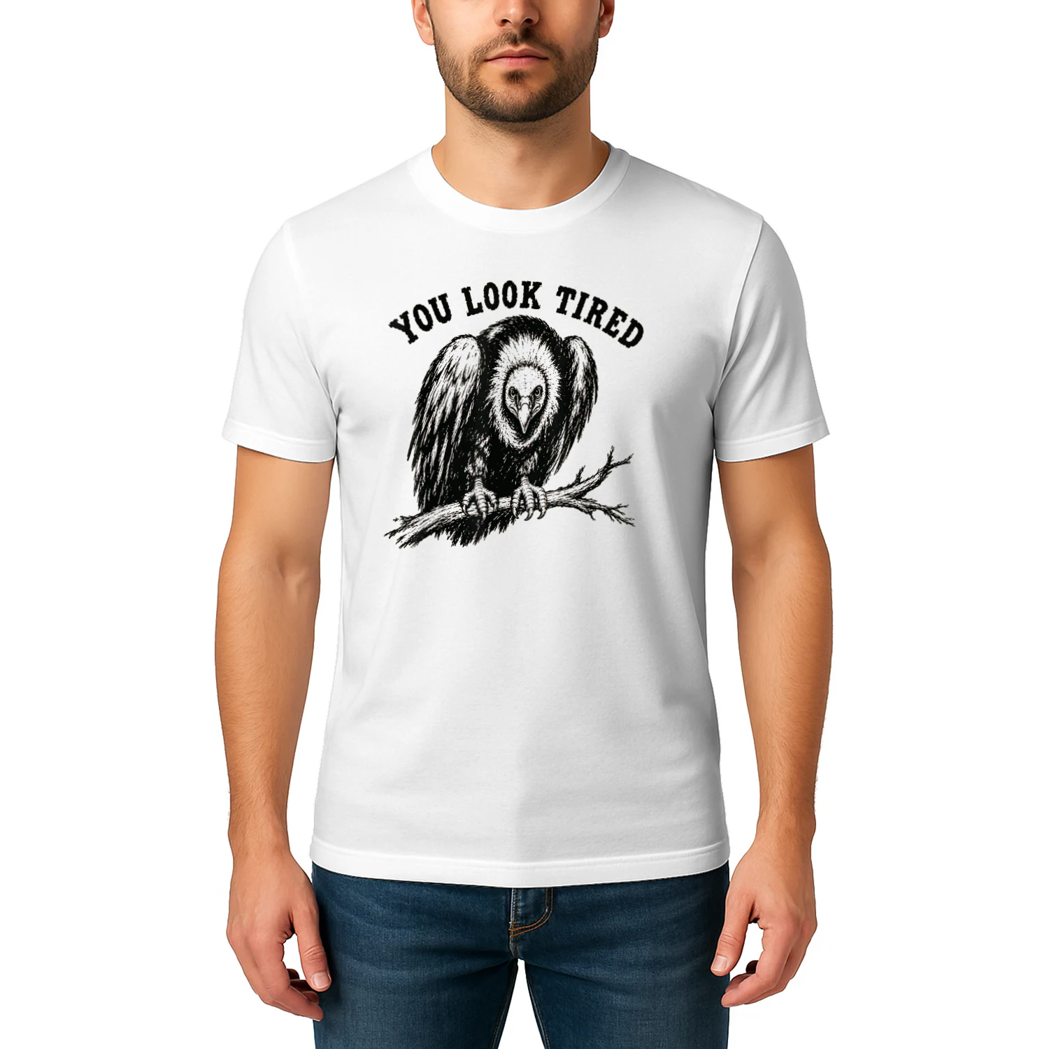 You Look Tired Vulture Vintage T-Shirt