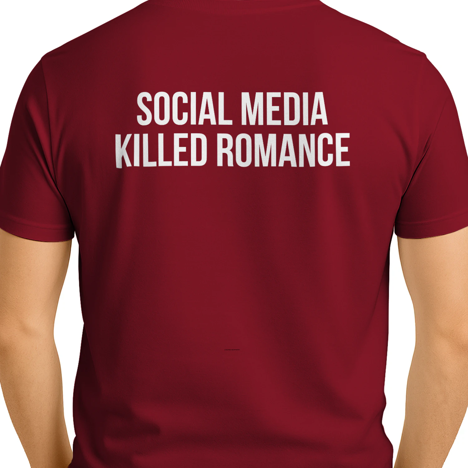 SOCIAL MEDIA KILLED ROMANCE Funny Unisex Shirt.