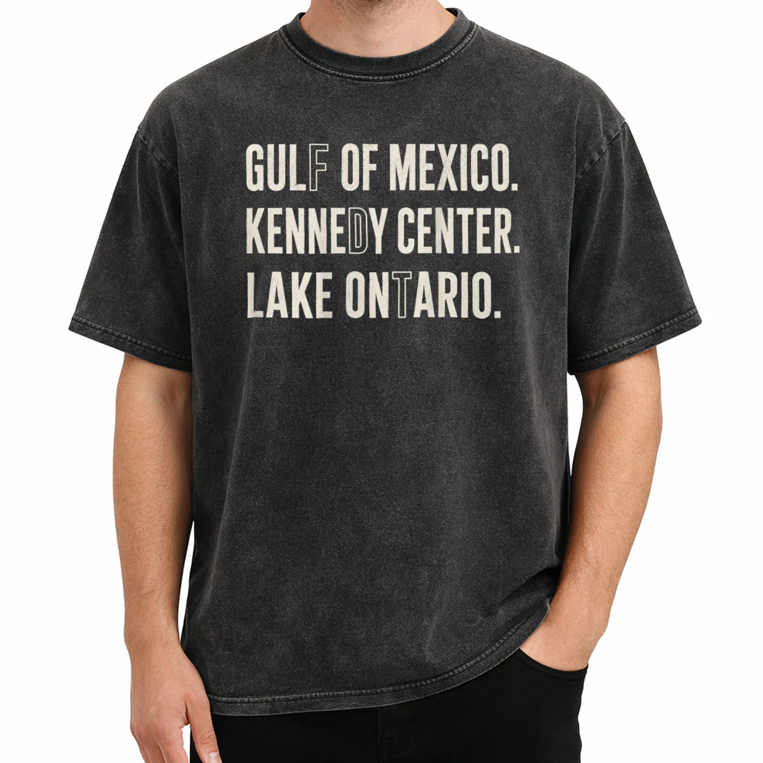Gulf of Mexico Kennedy Center Lake Ontario Funny Vintage T-Shirt