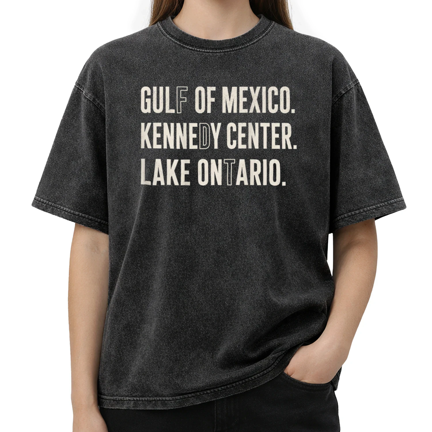 Gulf of Mexico Kennedy Center Lake Ontario Funny Vintage T-Shirt