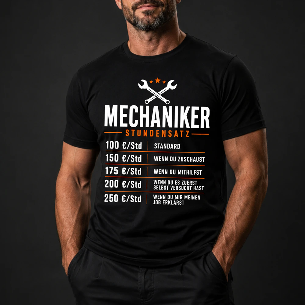 T-Shirt – Lustiges Geschenk für Kfz-Mechaniker & Schrauber