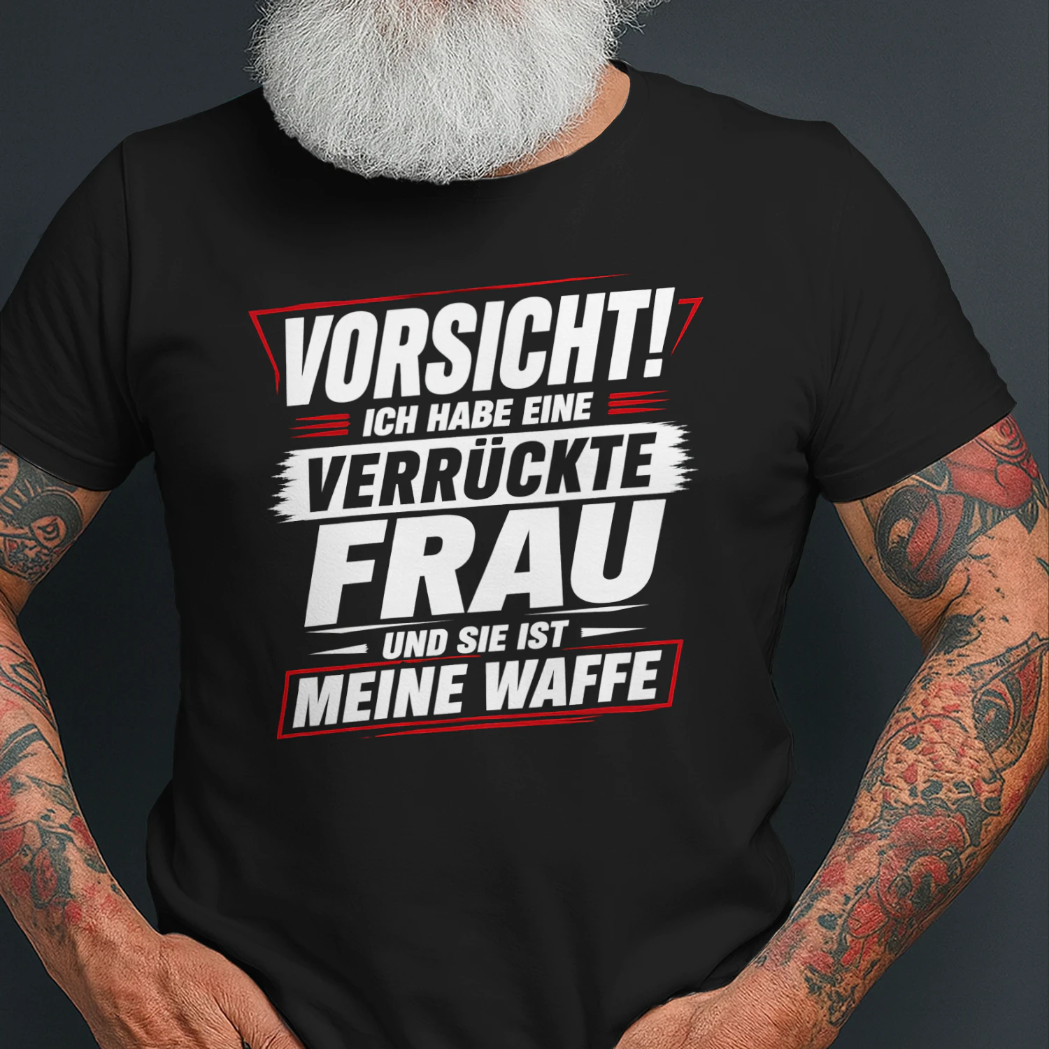 Verrückte Frau Meine Waffe – Geschenk für Ehemann