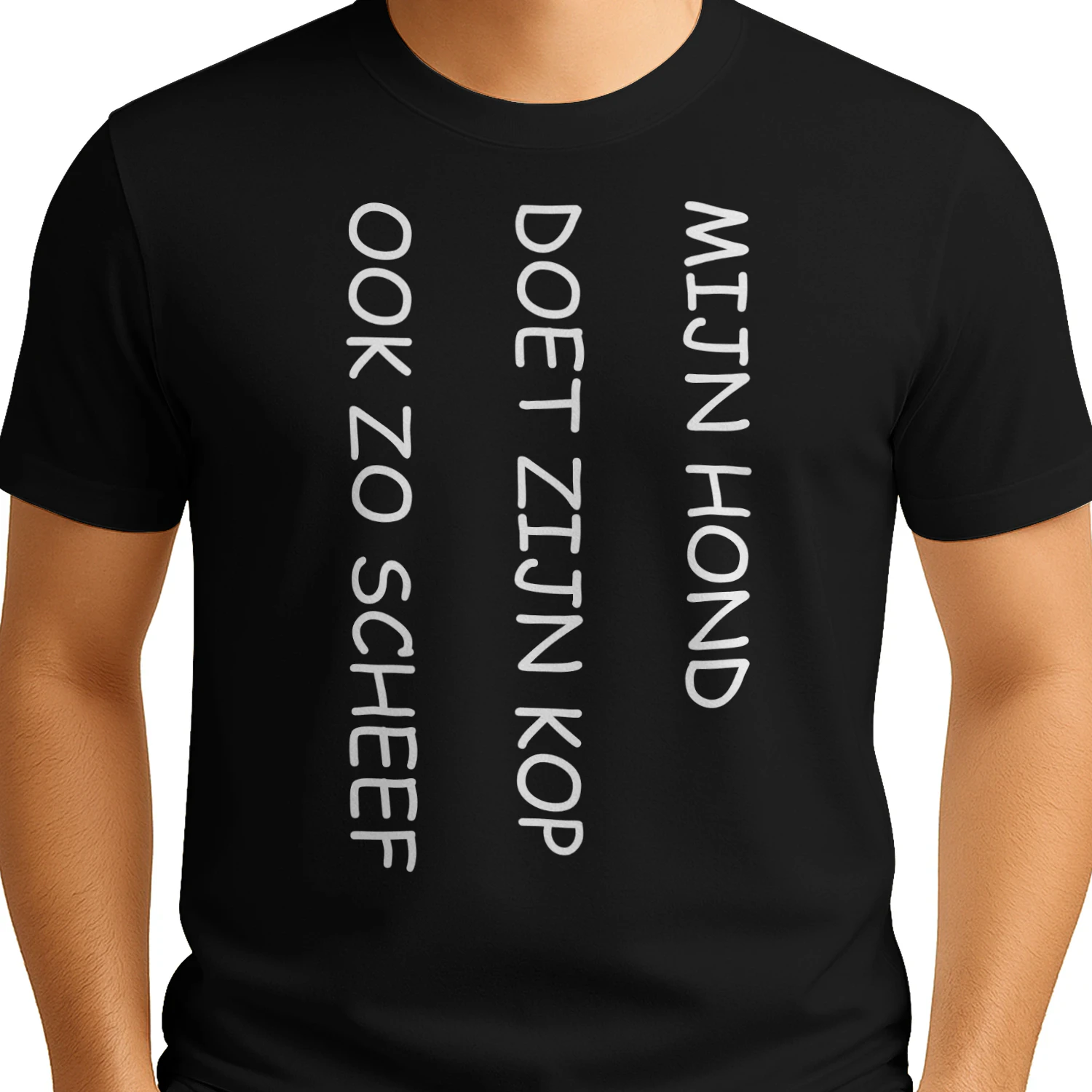 T-shirt - Mijn Hond Doet Zijn Kop Ook Zo Scheef 