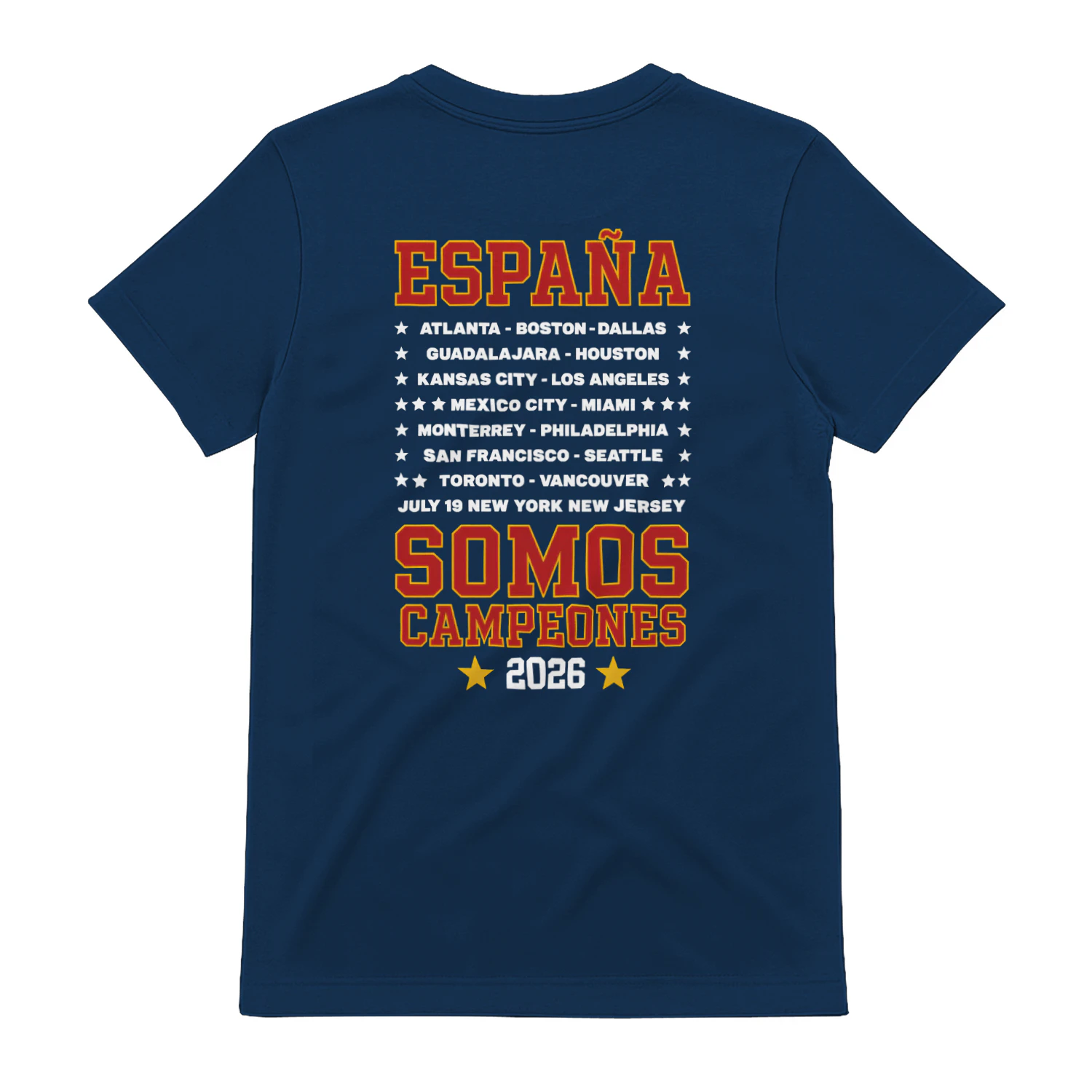 T-shirt - España Somos Campeones 2026 – Edición Campeones del Mundo